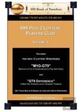 999 Pick 3  Lottery Players Club Volume 1