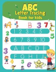 A B C Number Tracing Book For Kids