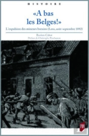 'À Bas Les Belges' ; L'Expulsion Des Mineurs Borains (Lens, Août-Septembre 1892)