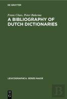 A Bibliography Of Dutch Dictionaries