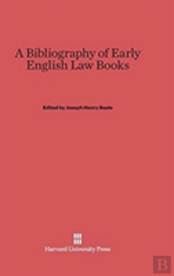 Bertrand.pt - A Bibliography Of Early English Law Books