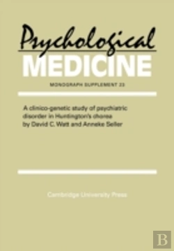 Bertrand.pt - A Clinico-Genetic Study Of Psychiatric Disorder In Huntington'S Chorea