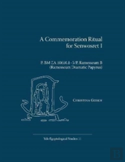 Bertrand.pt - A Commemoration Ritual For Senwosret I
