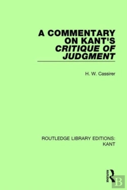 Bertrand.pt - A Commentary On Kant'S Critique Of Judgement