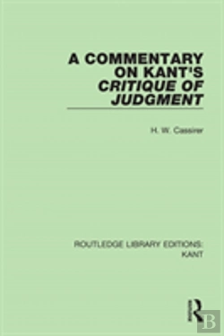 Bertrand.pt - A Commentary On Kant'S Critique Of Judgement
