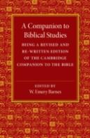 A Companion To Biblical Studies