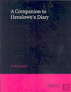 Bertrand.pt - A Companion To Henslowe'S Diary
