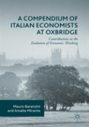 A Compendium Of Italian Economists At Oxbridge