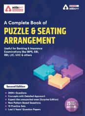 A Complete Book On Puzzles & Seating Arrangement Englsh Medium