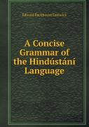 A Concise Grammar Of The Hindustani Language
