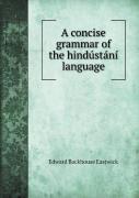 A Concise Grammar Of The Hindustani Language