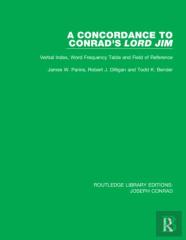A Concordance To Conrad'S Lord Jim