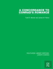 A Concordance To Conrad'S Romance