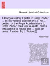 A Congratulatory Epistle To Peter Pindar