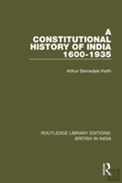 Bertrand.pt - A Constitutional History Of India, 1600-1935