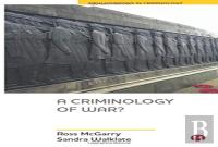 A Criminology Of War?