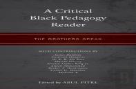 A Critical Black Pedagogy Reader