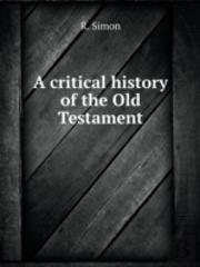 A Critical History Of The Old Testament