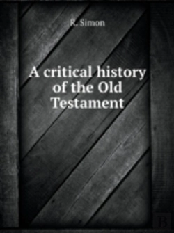 Bertrand.pt - A Critical History Of The Old Testament