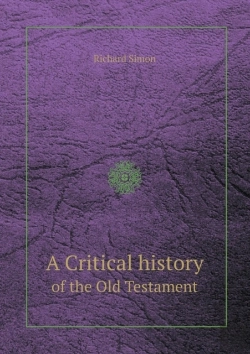 Bertrand.pt - A Critical History Of The Old Testament