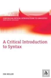 A Critical Introduction To Syntax