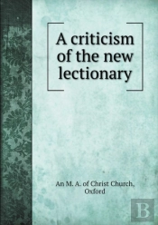 A Criticism Of The New Lectionary