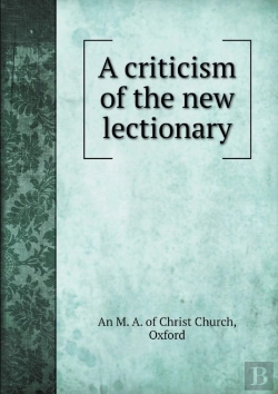 Bertrand.pt - A Criticism Of The New Lectionary