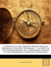 A Defence Of The Surinam Negro-English V