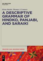 A Descriptive Grammar Of Hindko, Panjabi, And Saraiki