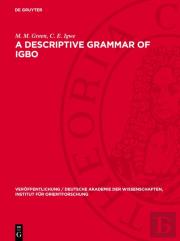 A Descriptive Grammar Of Igbo
