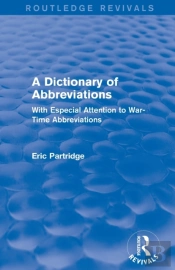 A Dictionary Of Abbreviations