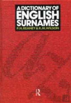 Bertrand.pt - A Dictionary Of English Surnames