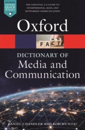 A Dictionary Of Media And Communication