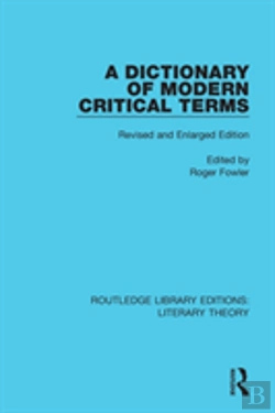 Bertrand.pt - A Dictionary Of Modern Critical Terms