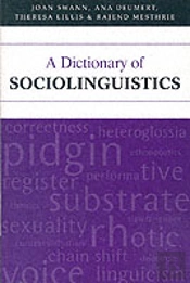 A Dictionary Of Sociolinguistics
