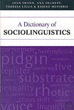 Bertrand.pt - A Dictionary Of Sociolinguistics
