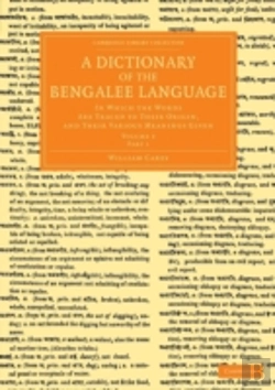 Bertrand.pt - A Dictionary Of The Bengalee Language