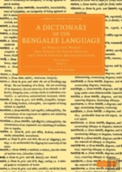 Bertrand.pt - A Dictionary Of The Bengalee Language