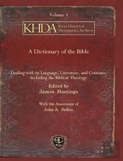 A Dictionary Of The Bible (Vol 5)