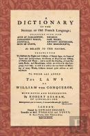 A Dictionary Of The Norman Or Old French Language (1779)