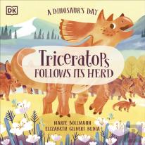 A Dinosaur'S Day: Triceratops Follows Its Herd