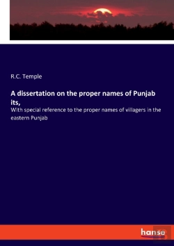 Bertrand.pt - A Dissertation On The Proper Names Of Punjab Its,
