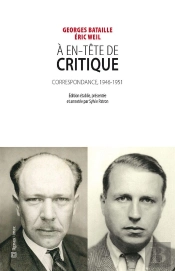 À En-Tête De 'Critique' ; Correspondance 1946-1951