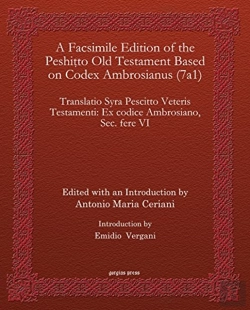 Bertrand.pt - A Facsimile Edition Of The Peshitto Old Testament Based On Codex Ambrosianus (7a1)