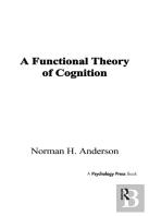 A Functional Theory Of Cognition