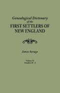 A Genealogical Dictionary Of The First Settlers Of New England, Showing Three Generations Of Those Who Came Before May, 1692. In Four Volumes. Volume Ii (Families Dade - Jupp)
