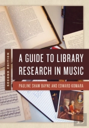 A Guide To Library Research In Music