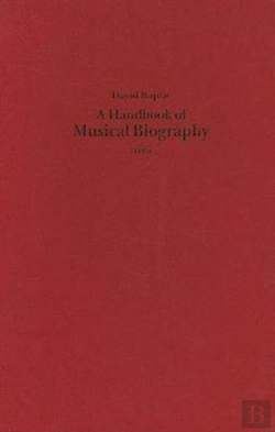 Bertrand.pt - A Handbook Of Musical Biography (1883)