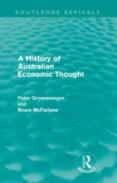 A History Of Australian Economic Thought (Routledge Revivals)
