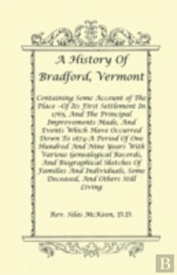Bertrand.pt - A History Of Bradford, Vermont - Of Its